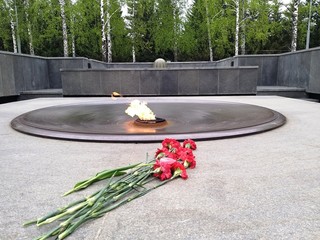 eternal flame in memory of fallen warriors