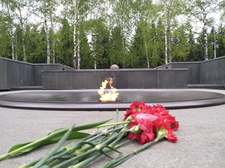 eternal flame in memory of fallen warriors