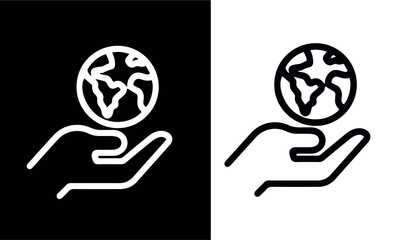  charity and donate line icons