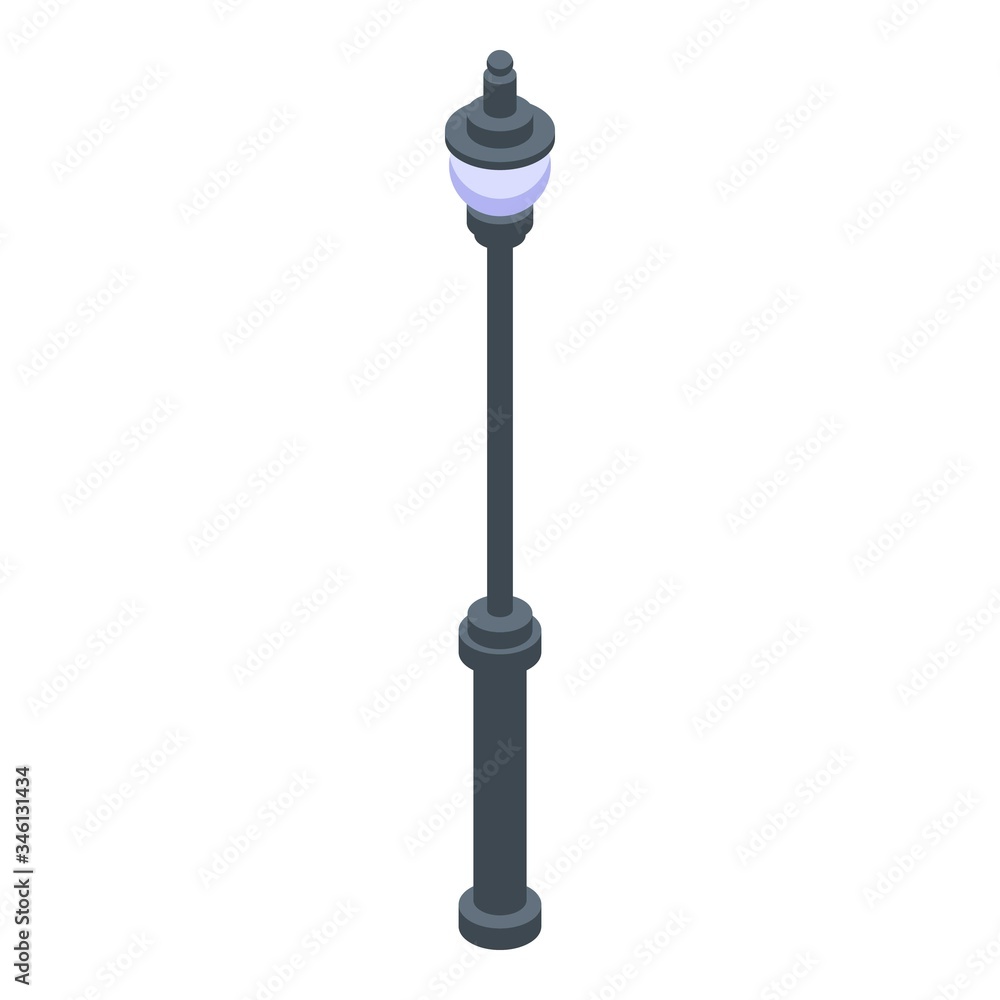 Aufkleber light pillar icon. isometric of light pillar vector icon for web design isolated on white background