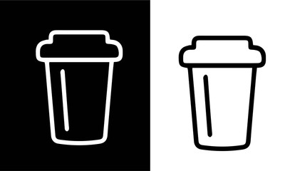  drinks regular line icons vector design 