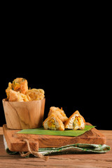 A traditional fried food from Indonesia made from tofu