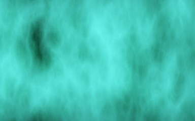 Background of abstract green color smoke. The wall of green fog. 3D illustration
