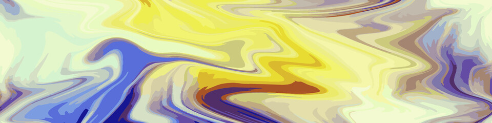 Wave Liquid Marble style texture illustration. Color background for banner, flyer, business card, poster, wallpaper, brochure