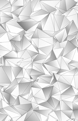 Obraz premium Abstract Low-Poly background. triangulated texture. Design 3d. Polygonal geometrical pattern. Triangular modern style