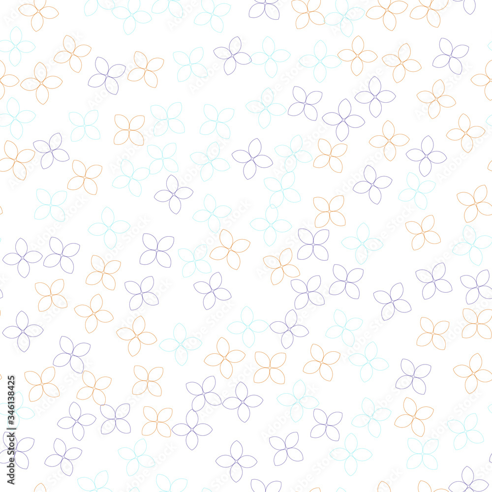 Poster abstract geometric pattern. multicolor figures. texture for print and banner. flat style