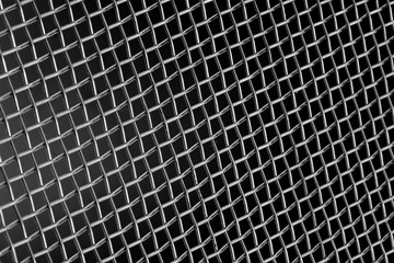 metal grid background