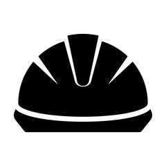 Safety helmet icon isolated on white background