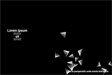 
Triangular background.