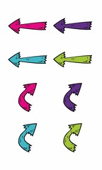 set of arrows