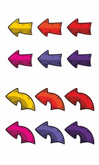 Fototapeta premium set of arrows