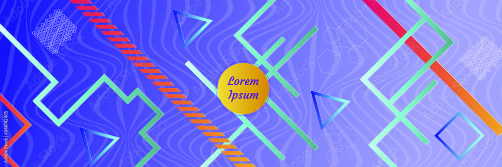 Poster colorful gradient pattern background, abstract geometric shape vector texture. сover graphic design,