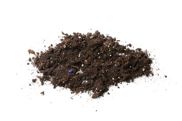 Soil contaminated with mineral fertilizers and microplastics