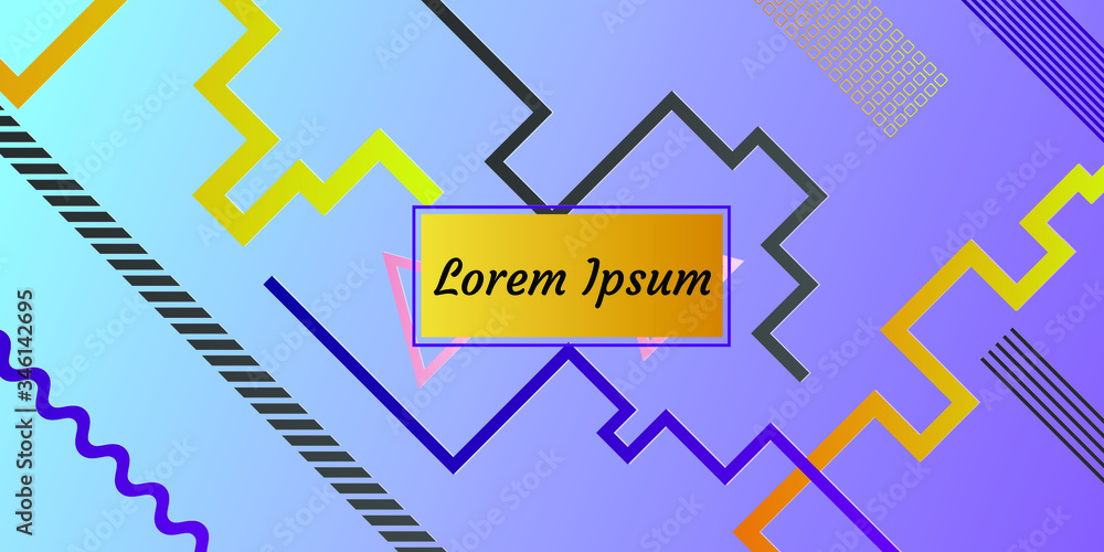 Poster colorful gradient pattern background, abstract geometric shape vector texture. сover graphic design,