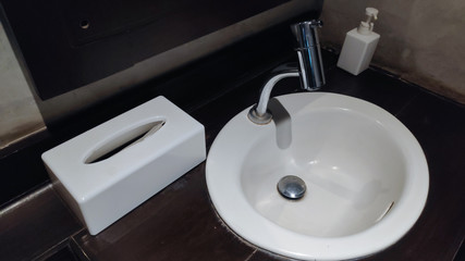 modern bathroom sink and faucet