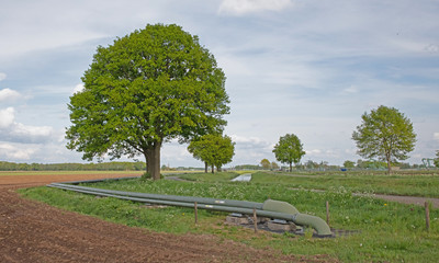 Small oil pipeline