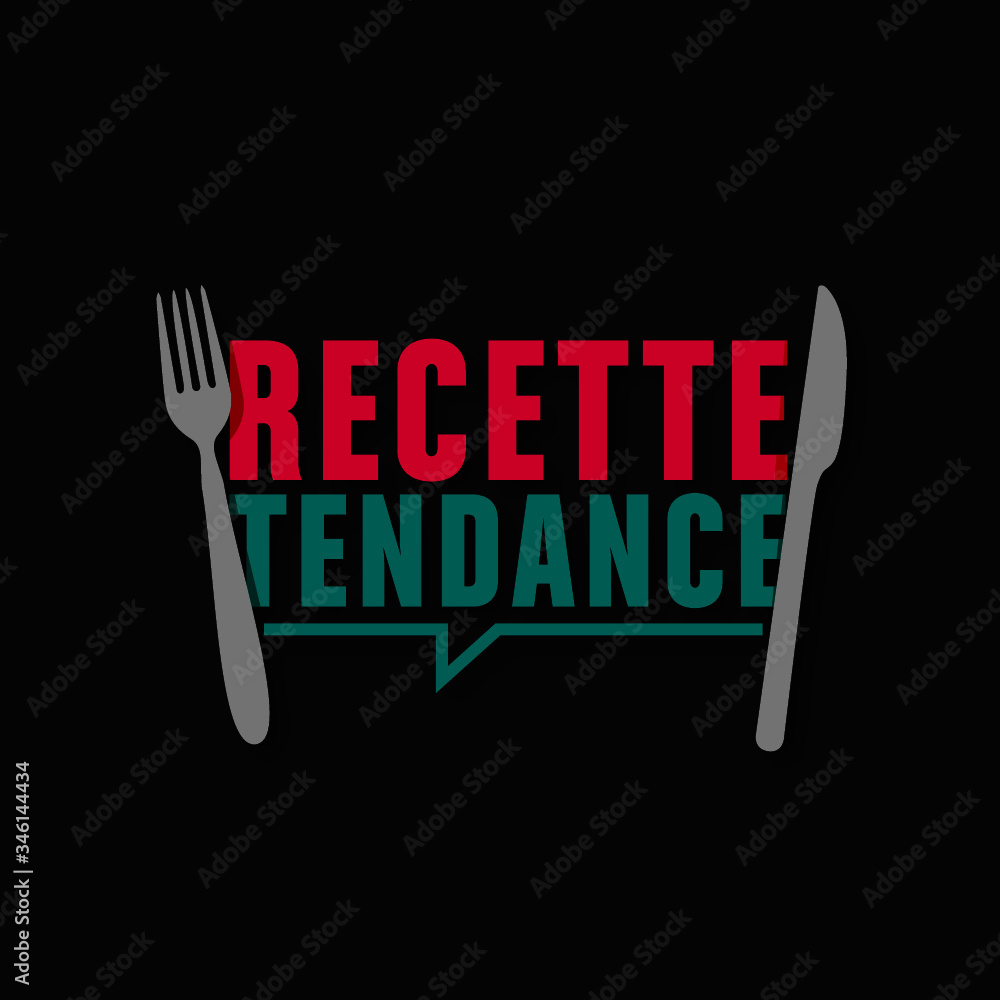 Poster recette tendance