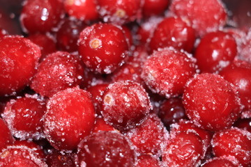 Homemade cranberry sauce
