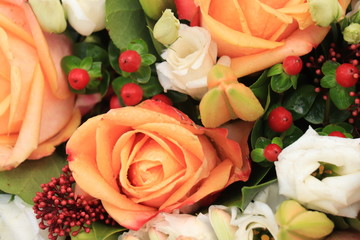 Flower arrangement for a wedding