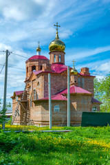 The construction of the Orthodox Church of Archangel Michael in the village Ismore