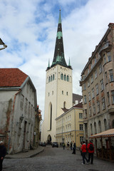 
Sights and the city of Tallinn in Estonia