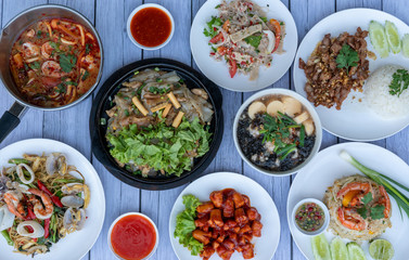 Thai Food Mixed Dishes 