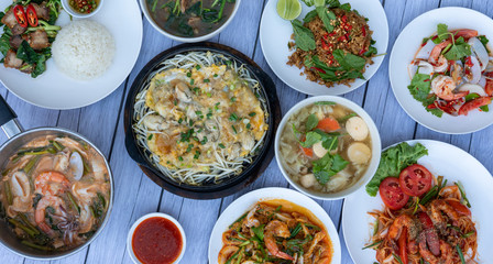 Thai Food Mixed Dishes 