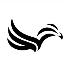 Abstract Eagle fly logo, Eagle logo design,  Abstract Eagle logo design template, Eagle Logo Vector Illustrations