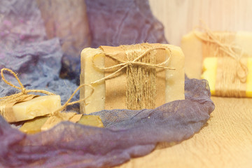 Handmade organic herbal soaps.Natural spa products