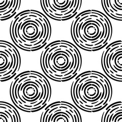 Engraving. Black and white seamless background. Ethnic boho ornament. Seamless background. Tribal motif. Vector illustration for web design or print.