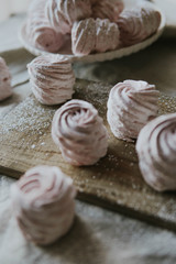 Zephyr sweet pastry dessert marshmello pink food tasty homemade 