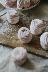 Zephyr sweet pastry dessert marshmello pink food tasty homemade 