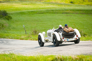 Vintage convertible car