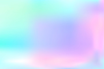 Abstract, vibrant, holographic  background gradient mesh. Vector.