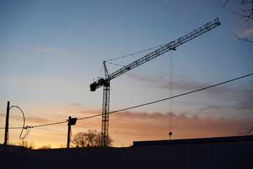Tower crane construct