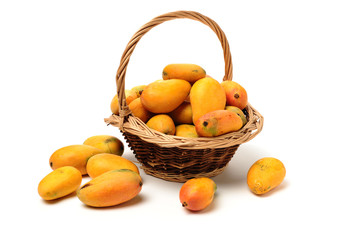 Mango on a white background