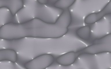 Graphic illustration - liquid pattern dark gray color. Modern abstract background. Design wallpaper. 3D illustration