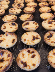 Tray of traditional Portugal Lisbon homemade 
