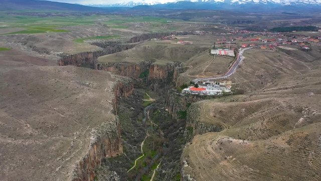 World's 2nd largest canyon in Turkey. We shot these amazing natural wonders with the drone. Aksaray/Turkey
