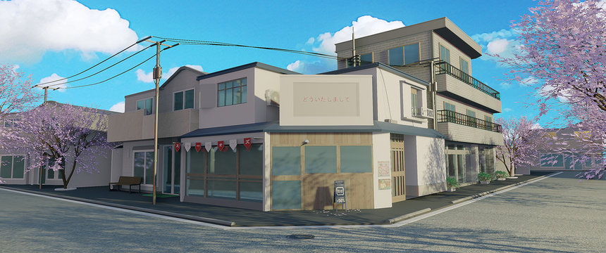 Anime street background: Nếu bạn là một fan của Anime và đang muốn tìm kiếm một background thú vị, hãy để bức hình Anime street background này thuyết phục bạn. Với thiết kế đậm chất Nhật Bản và nhiều chi tiết độc đáo, nó sẽ đem lại cho bạn những cảm xúc thú vị và tò mò khi ngắm nhìn.