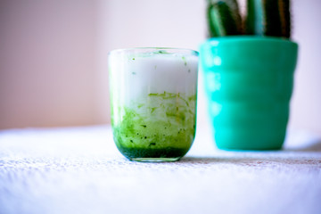 Iced Vegan Matcha Latte 