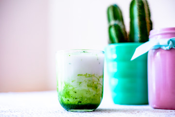 Iced Vegan Matcha Latte 