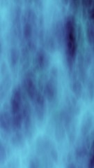 Background of abstract white color smoke isolated on blue color background. The wall of white fog. 3D illustration
