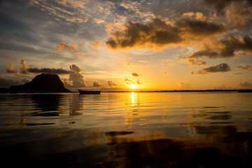 Sunset on the island