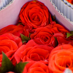 Ghazipur flower market situation in the morning, the flower itself came from China, Vietnam,...