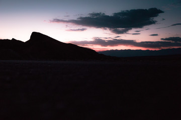 Zabriskie Point at Sunset