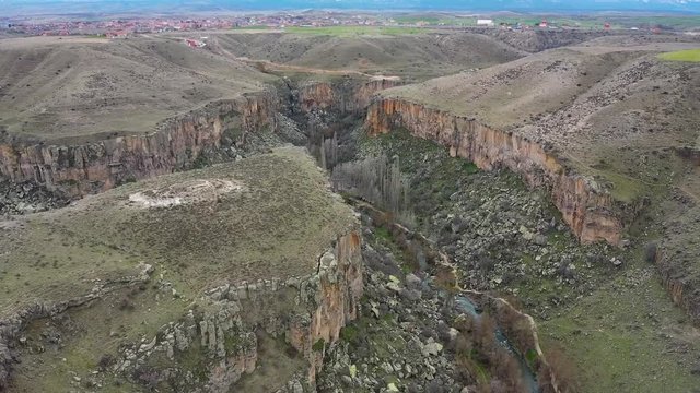 World's 2nd largest canyon in Turkey. We shot these amazing natural wonders with the drone. Aksaray/Turkey