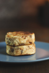 
Cheesecake for breakfast. Healthy diet