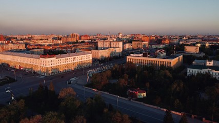 Obraz premium Syberia sunset