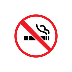 No Smoking Icon Design Vector Template